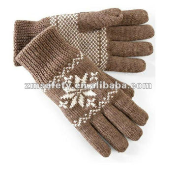 Männer Acryl Mode Winter Warme Strickhandschuhe